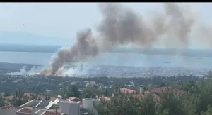 Φωτιά τώρα στη Θεσσαλονίκη – Ενεργοποιήθηκε το 112 για ετοιμότητα των κατοίκων