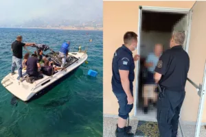 Βοιωτία: Εικόνες από τους απεγκλωβισμούς κατοίκων στον Άγιο Βασίλειο