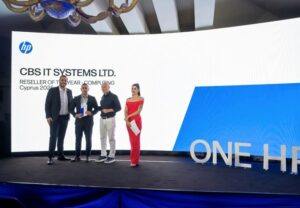 Η CBS IT Systems Cyprus βραβεύθηκε ως «Reseller of the Year – Computing» από την HP Inc.