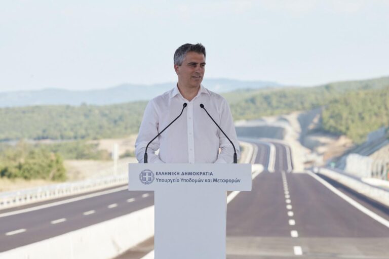 Χρίστος Δήμας: «Ο Ε65 αλλάζει τον χάρτη των οδικών μεταφορών στην ηπειρωτική Ελλάδα»