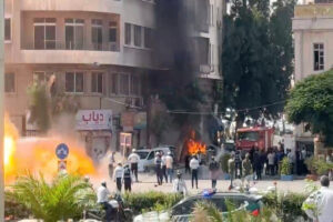 Εκρήξεις στη Δαμασκό, κοντά στο ξενοδοχείο που διαμένει ο Εμανουέλ Μακρόν