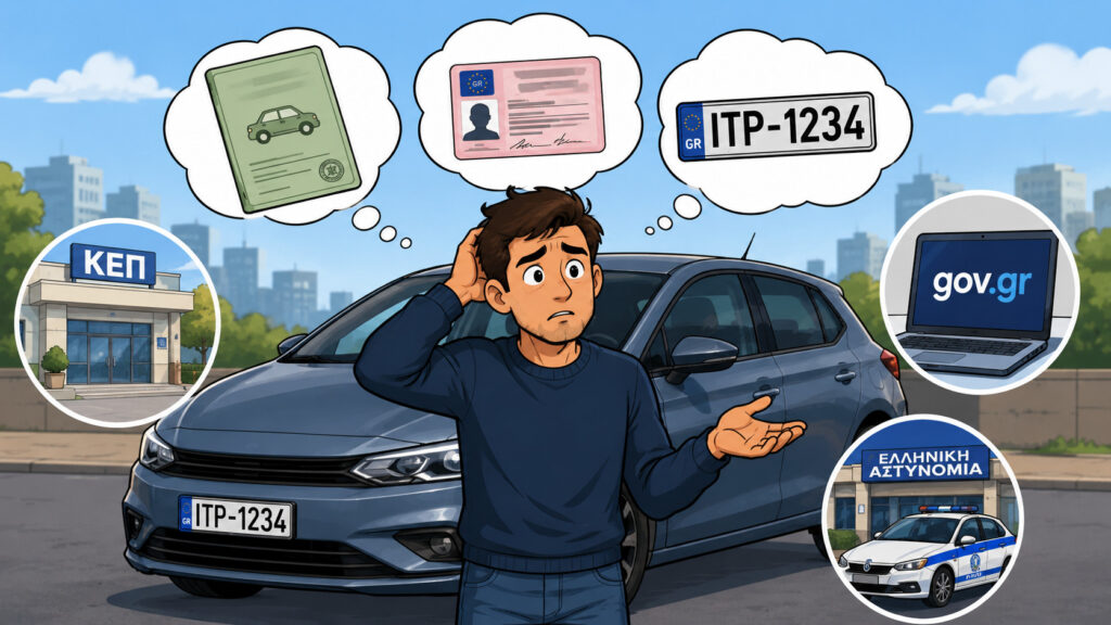 Έχασα άδεια κυκλοφορίας, δίπλωμα ή πινακίδα: Τι κάνω;