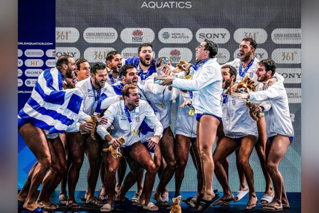 Τα «χρυσά» αγόρια του πόλο γιόρτασαν αλά ελληνικά στο Σίδνεϊ – Το ξέφρενο γλέντι