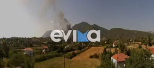 Πολιτικά Εύβοιας: Χωρίς ενεργό μέτωπο η πυρκαγιά [Εικόνες]