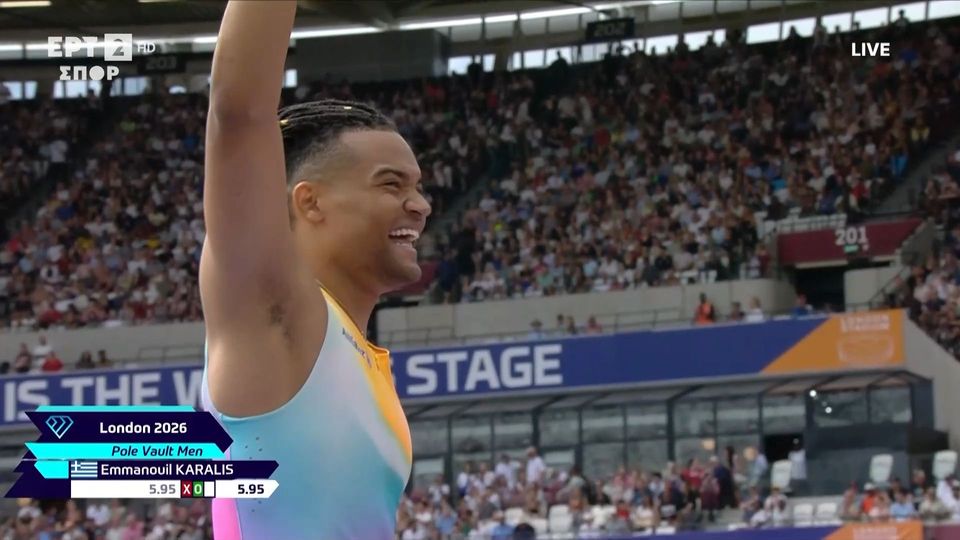 Εντυπωσιακός ο Καραλής στο Diamond League: Πέρασε τα 5,95 μ. και «άγγιξε» νέο ρεκόρ