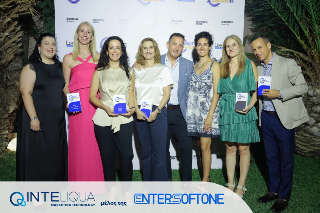 INTELIQUA: Platinum Award και… οκτώ ακόμη διακρίσεις στα Loyalty Awards 2026!