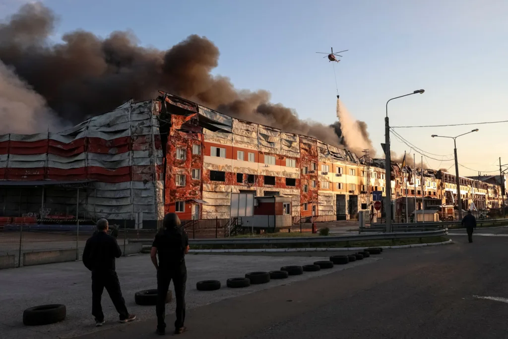 Σφοδρή επίθεση με βαλλιστικούς πυραύλους εξεπέλυσε η Ρωσία στην Ουκρανία