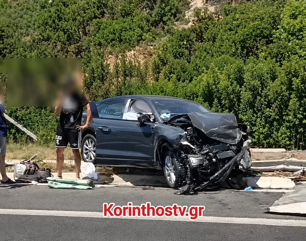 Σοβαρό τροχαίο στην Κορίνθου – Τριπόλεως: Φορτηγό πέρασε στο αντίθετο ρεύμα και συγκρούστηκε με ΙΧ