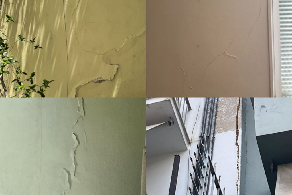 Ρωγμές σε κτίρια στην Κυψέλη: Ανησυχία και φόβος από τους κατοίκους – «Χρειάζονται διασφάλιση 