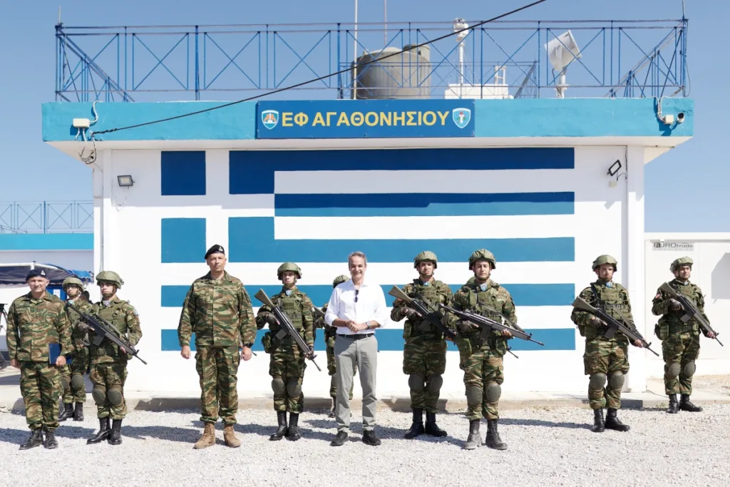 Μητσοτάκης από Αγαθονήσι: Θα εμποδίσουμε τους διακινητές να εκμεταλλεύονται απελπισμένους ανθρώπους