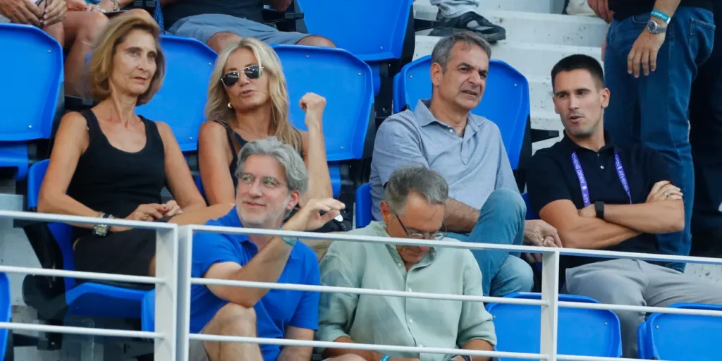 Κυριάκος Μητσοτάκης και Μαρέβα στο πλευρό της Σάκκαρη