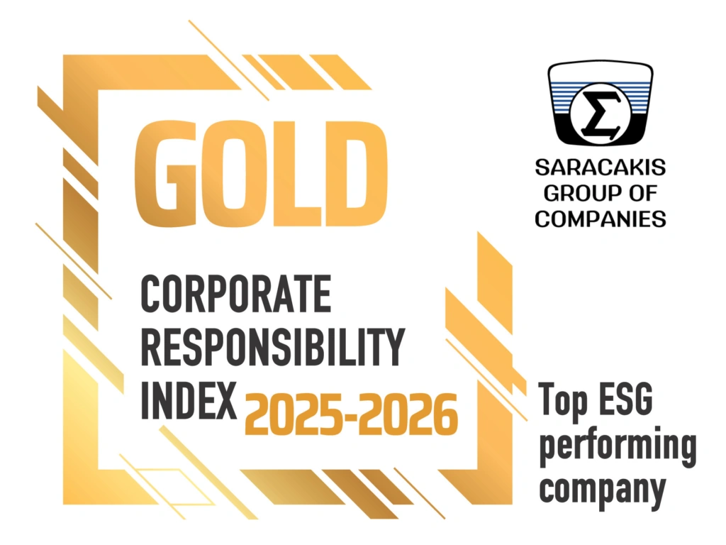 Διάκριση Ομίλου Επιχειρήσεων Σαρακάκη: GOLD AWARD στον CR Index 2025-2026 για τις ESG επιδόσεις του