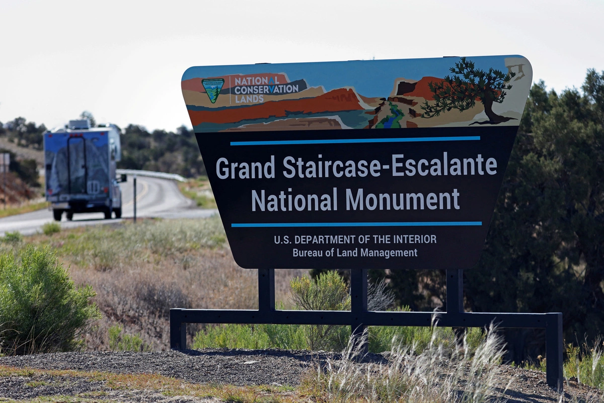 Η είσοδος του Εθνικού Μνημείου Grand Staircase-Escalante, έξω από την πόλη Escalante της Γιούτα, στις ΗΠΑ. REUTERS/Bob Strong