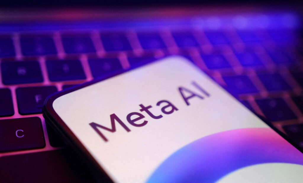 Meta AI logo