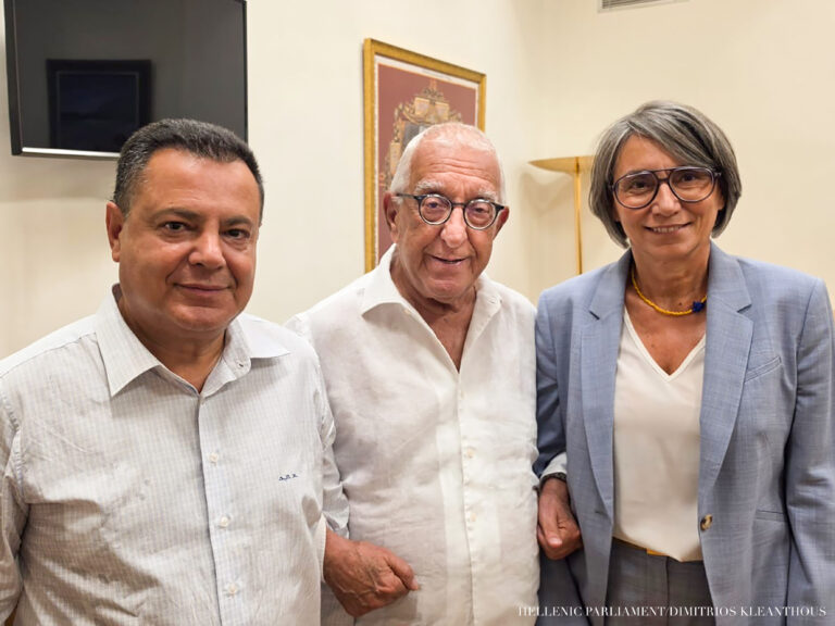 Συνάντηση του Προέδρου της Βουλής των Ελλήνων με τη νέα Πρύτανη του Δημοκρίτειου Πανεπιστημίου Θράκης