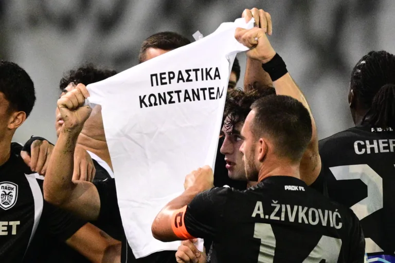 Ατρόμητος – ΠΑΟΚ 1-1: Ο Πέλκας ισοφάρισε και αφιέρωσε το γκολ στον Κωνσταντέλια
