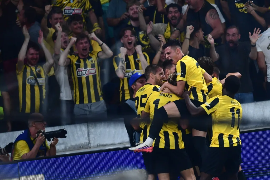ΑΕΚ – Λέφσκι Σόφιας 2-0: Προβάδισμα για την Ένωση με Γιόβιτς και Βάργκα