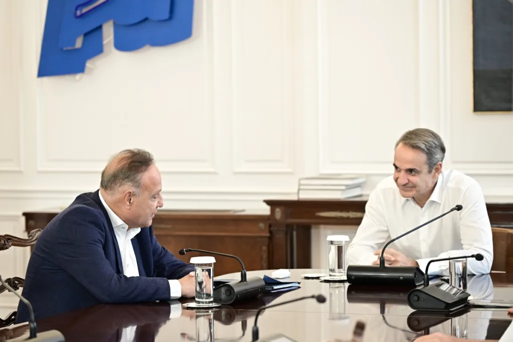 Συνάντηση Μητσοτάκη-Αγγελούδη στο Μαξίμου: Το 2030 θα έχουμε μια καινούργια ΔΕΘ