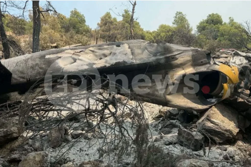 Ψάθα: Νέες εικόνες από το δεύτερο ελικόπτερο της σύγκρουσης