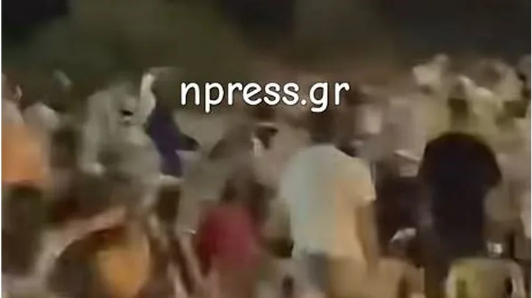 Άγριος καβγάς σε πανηγύρι στο Αντίρριο – Εκτοξεύθηκαν τραπέζια και καρέκλες