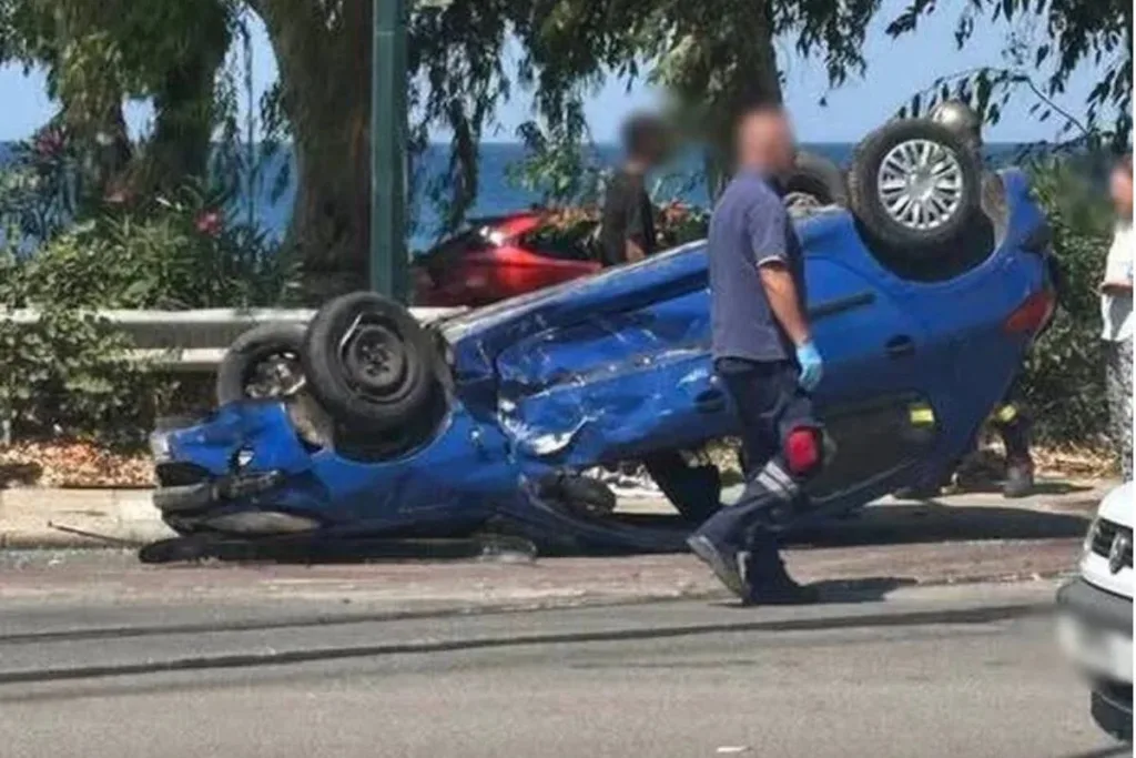 Πάτρα: Αναποδογύρισε αυτοκίνητο – Ένας τραυματίας