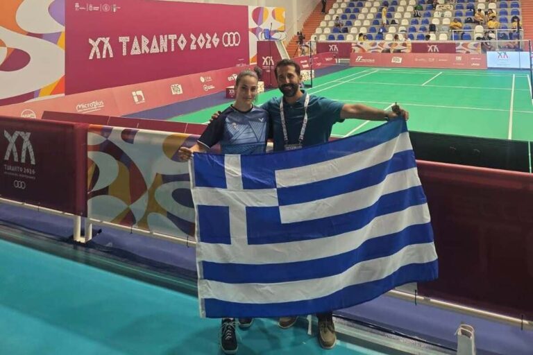 Μεσογειακοί Αγώνες: Ιστορικό μετάλλιο από την Ματίνα Σωτηρίου στο μπάντμιντον