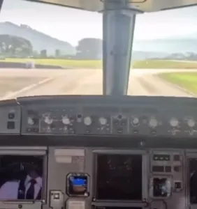 Σεισμός στην Κολομβία: Τρόμος μέσα σε Airbus A320 την ώρα που κλυδωνίζεται στον διάδρομο της Περέιρα