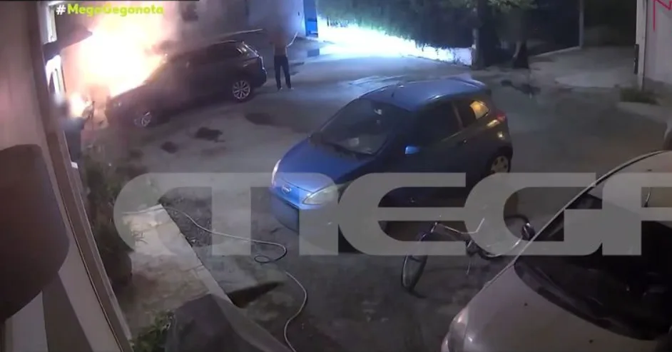 Τροιζήνα: Βίντεο ντοκουμέντο με τον 40χρονο να πυρπολεί μηχανή – Εξετάζεται για 9 ακόμη εμπρησμούς