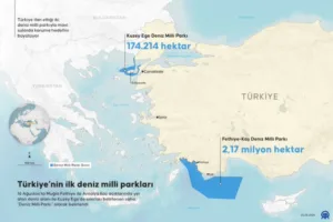Θαλάσσια πάρκα made in Turkey: Ο χάρτης του Anadolu με φόντο Καστελλόριζο και Λήμνο
