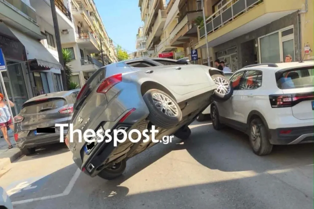 Θεσσαλονίκη:Τροχαίο με απίστευτη κατάληξη