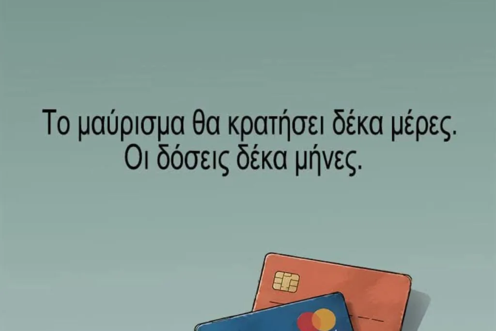 Αρκάς: Το μαύρισμα κρατά δέκα ημέρες οι δόσεις… δέκα μήνες