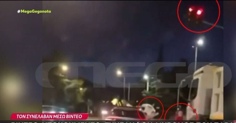 Λεωφόρος Πεντέλης: Η στιγμή που 21χρονος παραβίασε κόκκινο και παραλίγο να παρασύρει πεζό