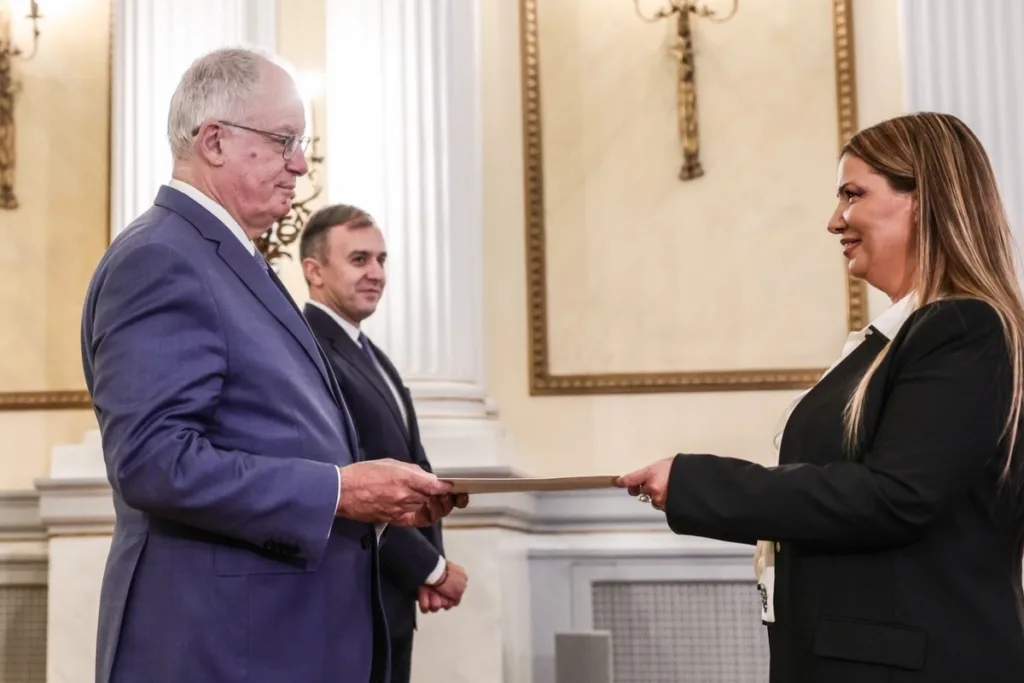 Κωνσταντίνος Τασούλας: Δέχθηκε τα διαπιστευτήρια των νέων πρέσβεων Ισραήλ, Νιγηρίας, Εσθονίας, Δανία