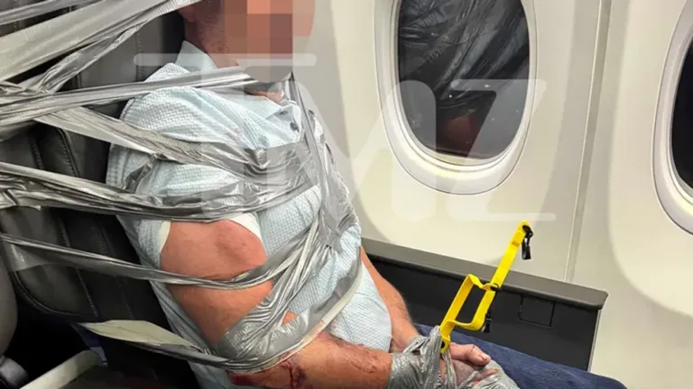 Χάος σε πτήση της American Airlines: Επιβάτες έδεσαν ρατσιστή με μονωτική ταινία στο κάθισμα