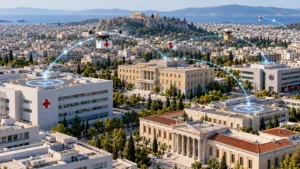 Δίκτυο drones στις ταράτσες δημοσίων κτιρίων – Μια πρόταση για ταχύτερες και πιο «έξυπνες» πό