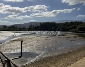 Χανιά: Ανησυχία για τη λίμνη της Αγυιάς – Το νερό υποχωρεί και ο πυθμένας βγαίνει στην επιφάνεια