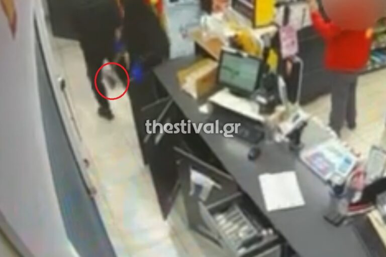 Θεσσαλονίκη: Ληστεία-θρίλερ με τσεκούρι και λοστό σε βενζινάδικο – Σοκάρει η έφοδος των δραστών [βίντεο]