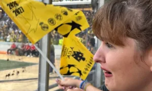 Η Μυρτώ της Πάρου πανηγύρισε τη νίκη της ΑΕΚ – «Η χαρά της απερίγραπτη»