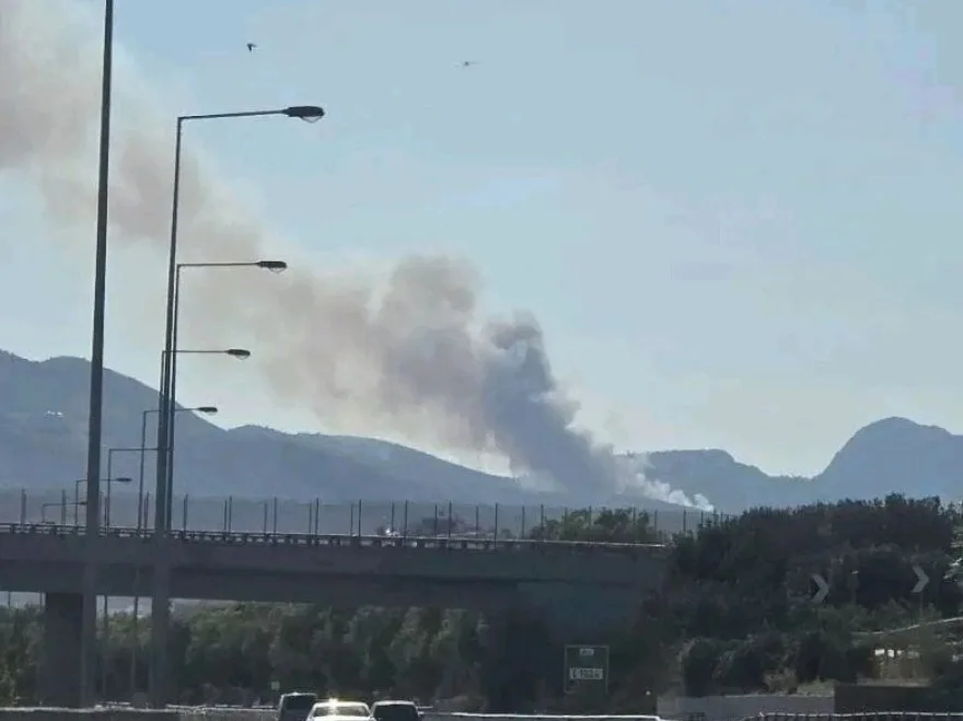 Μέγαρα: Οριοθετήθηκε η φωτιά στο Κανδήλι