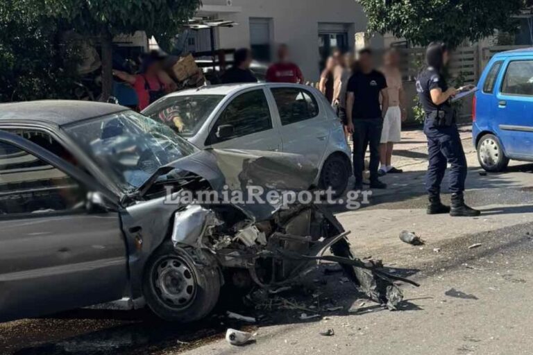 Λαμία: Μεθυσμένος οδηγός προκάλεσε διαδοχικά τροχαία και κατέληξε σε μετωπική σύγκρουση