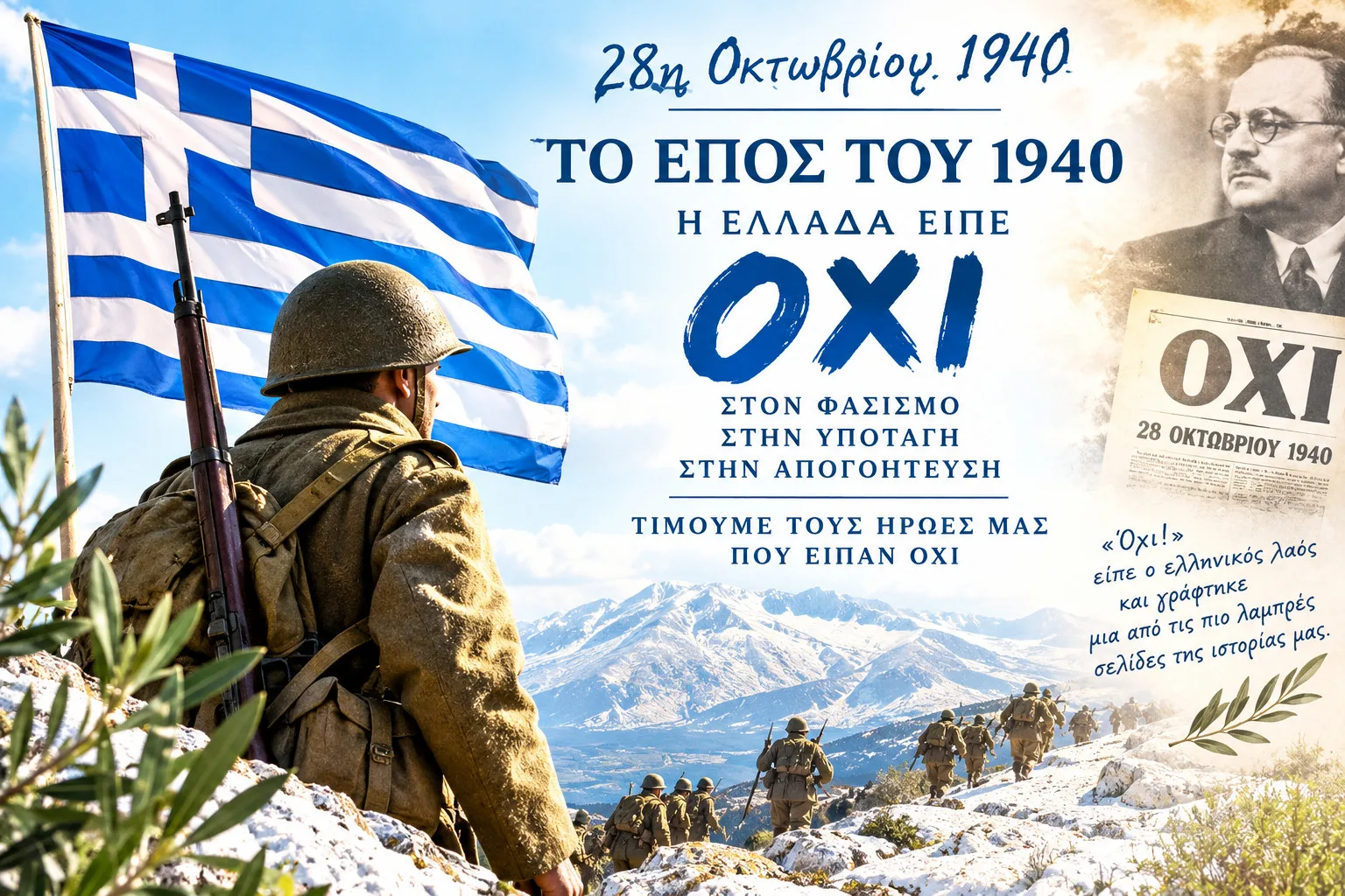 28η Οκτωβρίου 1940: Η αρχιτεκτονική της άρνησης και το βάρος της μνήμης