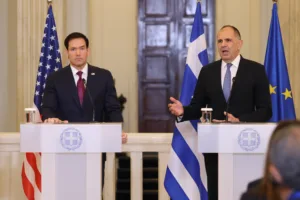 LIVE οι κοινές δηλώσεις του Γιώργου Γεραπετρίτη και του Μάρκο Ρούμπιο