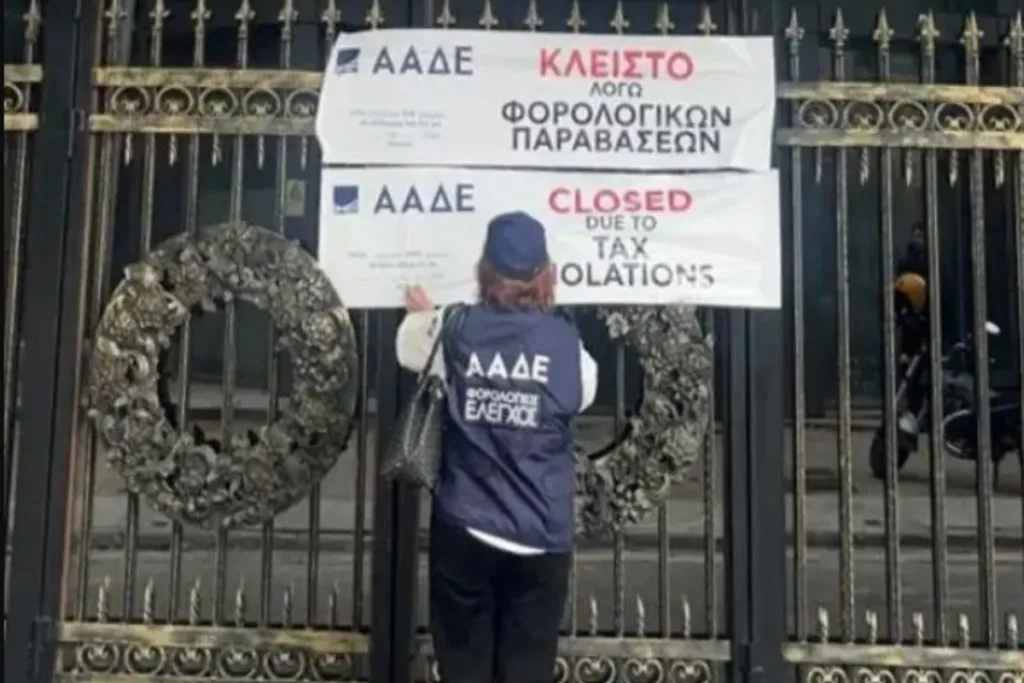 ΑΑΔΕ: Έβαλε 48ωρο λουκέτο σε γνωστό νυχτερινό κέντρο για αποδείξεις που δεν είχε εκδώσει