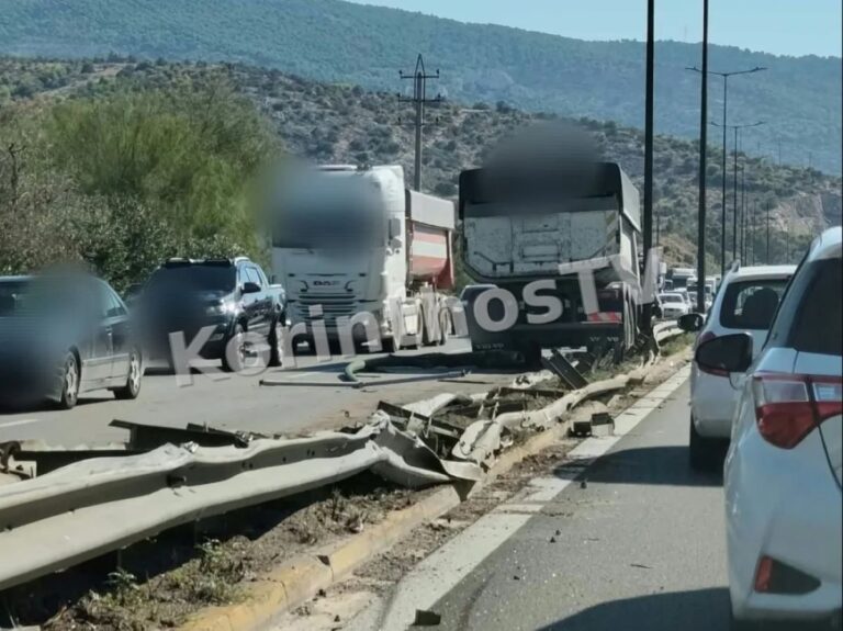 Τροχαίο στον Ασπρόπυργο: Φορτηγό πέρασε στο αντίθετο ρεύμα και συγκρούστηκε με Ι.Χ.
