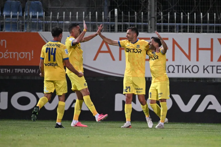 Αστέρας Τρίπολης – Ατρόμητος 2-1: Έσπασαν το ρόδι οι Αρκάδες