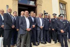 Στα εγκαίνια του κρητικού FBI ο Χρυσοχοΐδης: «Να είστε χρήσιμοι στους πολίτες»