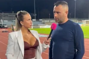 Έχουμε πρωταθλητή στην Τσεχία! Τo viral video με προπονητή που δεν έριξε ούτε βλέφαρο στο ντεκολτέ τ