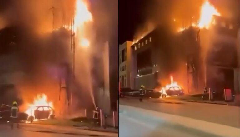 Φωτιά σε αντιπροσωπεία αυτοκινήτων στη Γλυφάδα – Εκκενώθηκε προληπτικά διπλανή πολυκατοικία