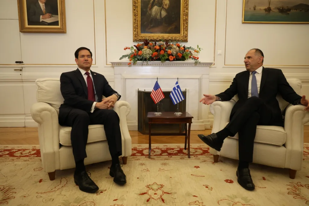 Γεραπετρίτης σε Ρούμπιο: Η συνεργασία με τις ΗΠΑ δεν ήταν ποτέ πιο ισχυρή – Η Ελλάδα άγκυρα στ