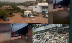 Κακοκαιρία στην Κρήτη: «Φούσκωσε» ο ποταμός στα Ζωνιανά – Πρωτόγνωρες εικόνες στο Λασίθι – Μεγάλες ζ